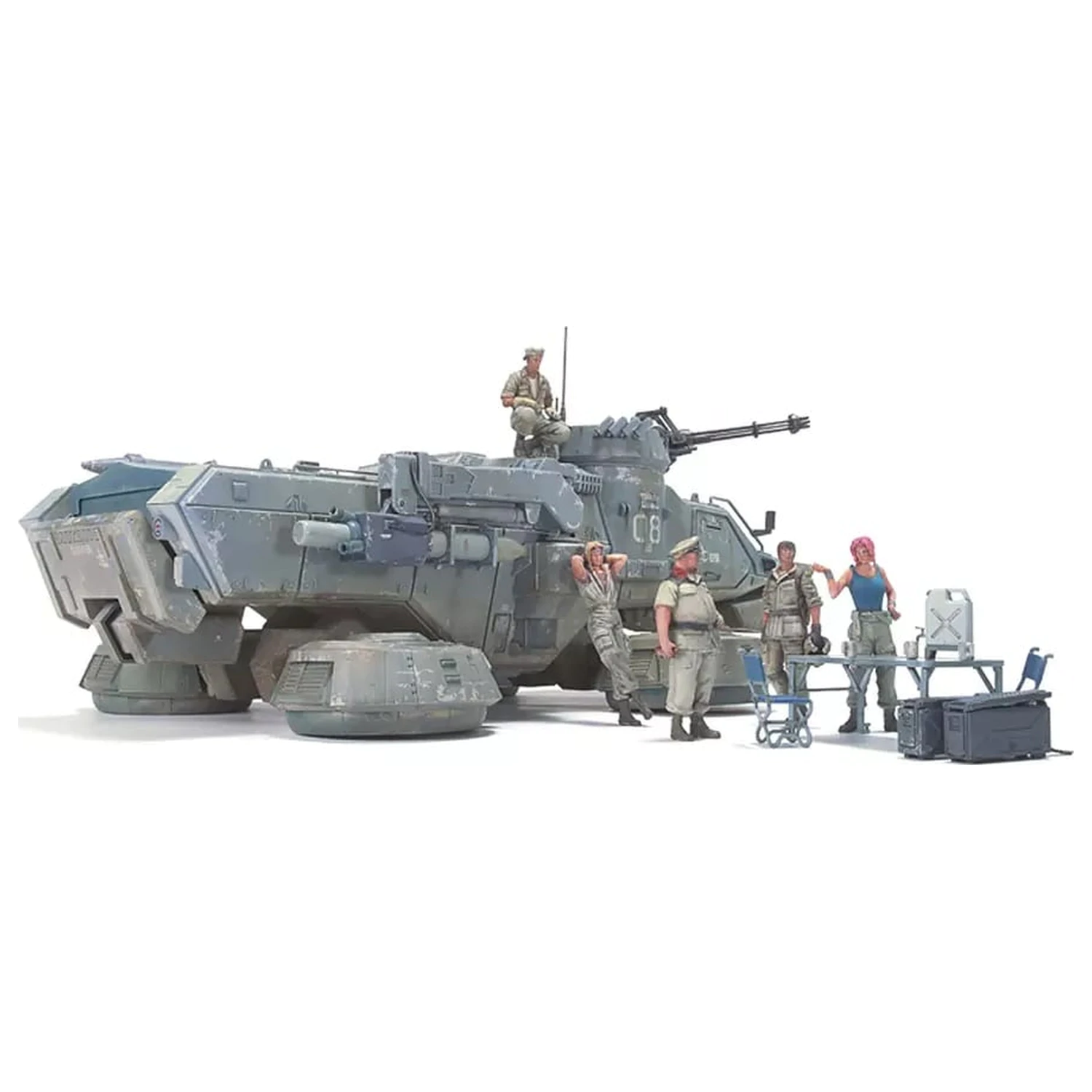 U.C. Hard Graph 1/35 Mobile Suit Gundam Earth Federation Ground Force MS Vod v oklepnikih na sestanku Set fotografija izdelka