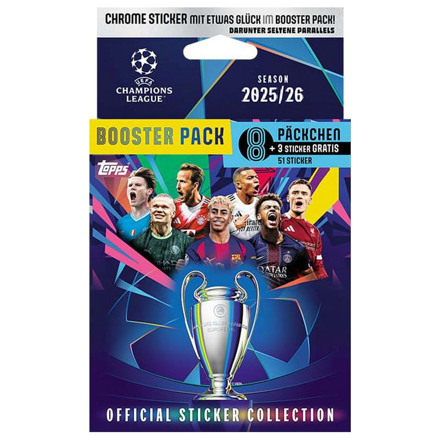 UEFA Champions League 2025/26 Kolekcija nalepk Ekološko pakiranje fotografija izdelka