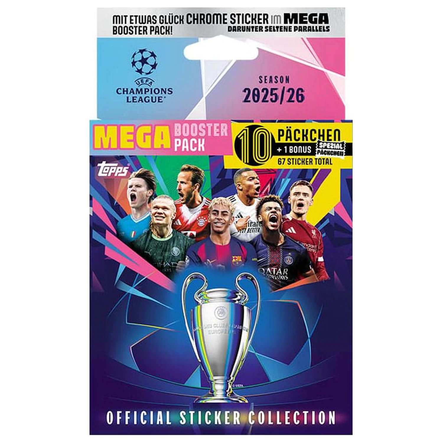 UEFA Champions League 2025/26 Kolekcija nalepk Mega Eco Pack fotografija izdelka