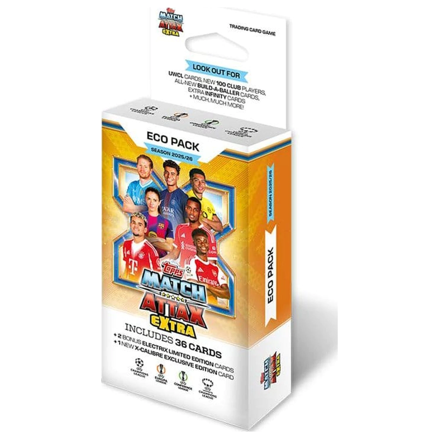 UEFA Champions League Match Attax Extra zbirateljske karte 2025/26 Eco paket fotografija izdelka