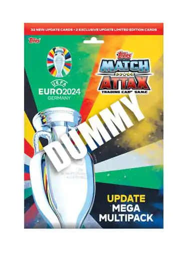 UEFA EURO 2024 Kartice za trgovanje Posodobitev Mega Multipack fotografija izdelka