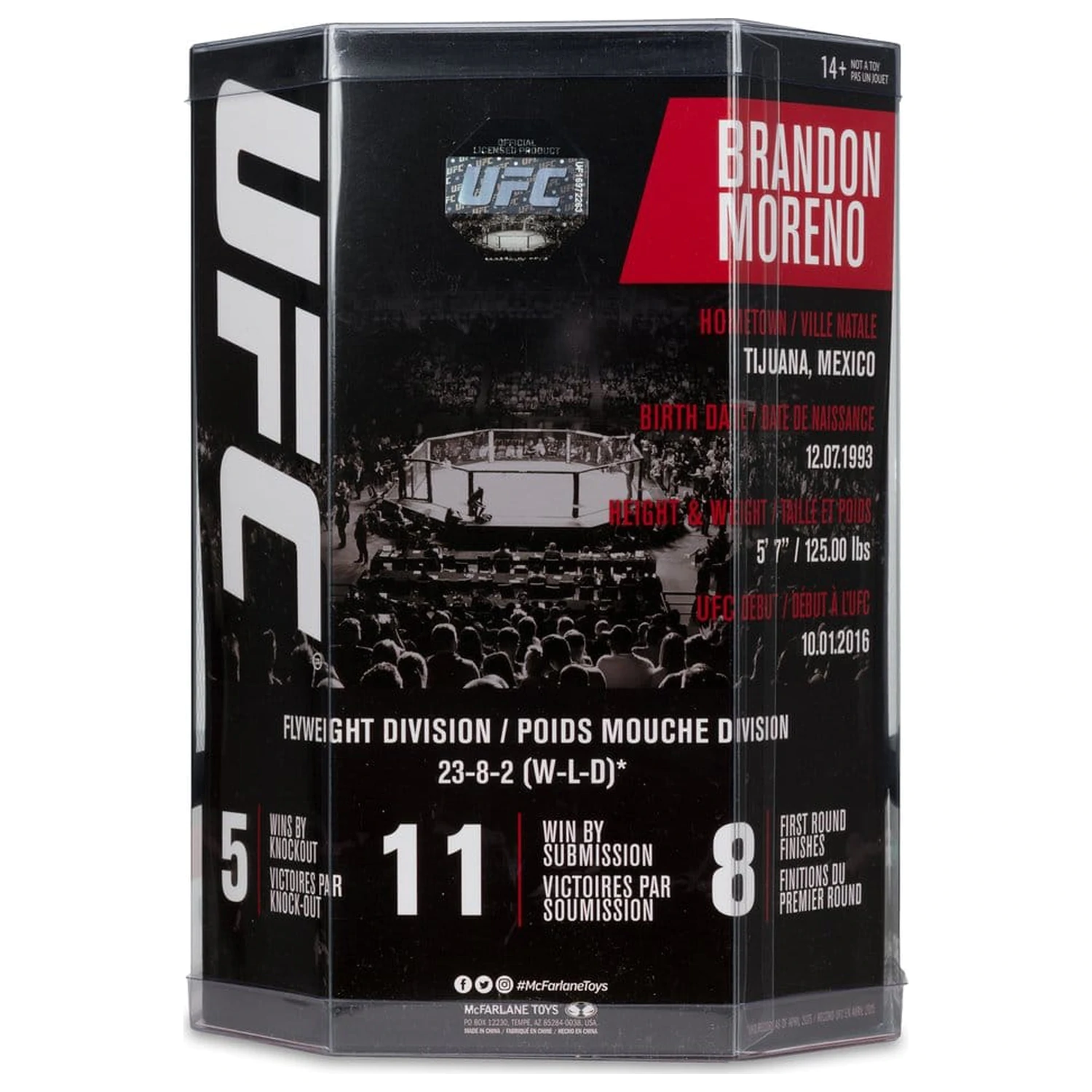 UFC Posed PVC statua Brandon Moreno 16 cm fotografija izdelka