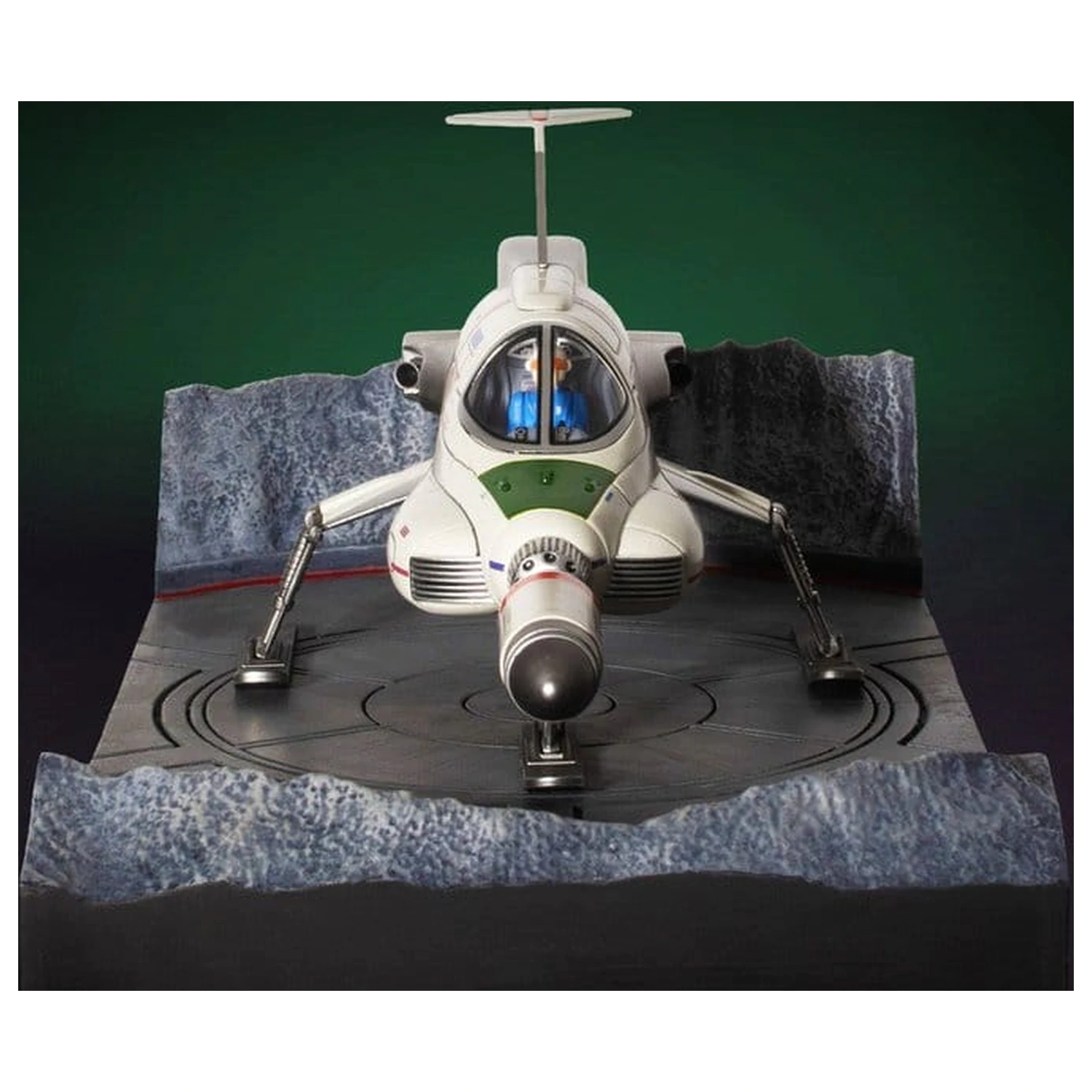 UFO Deluxe replika prestreznika iz ulitega materiala 18 cm fotografija izdelka