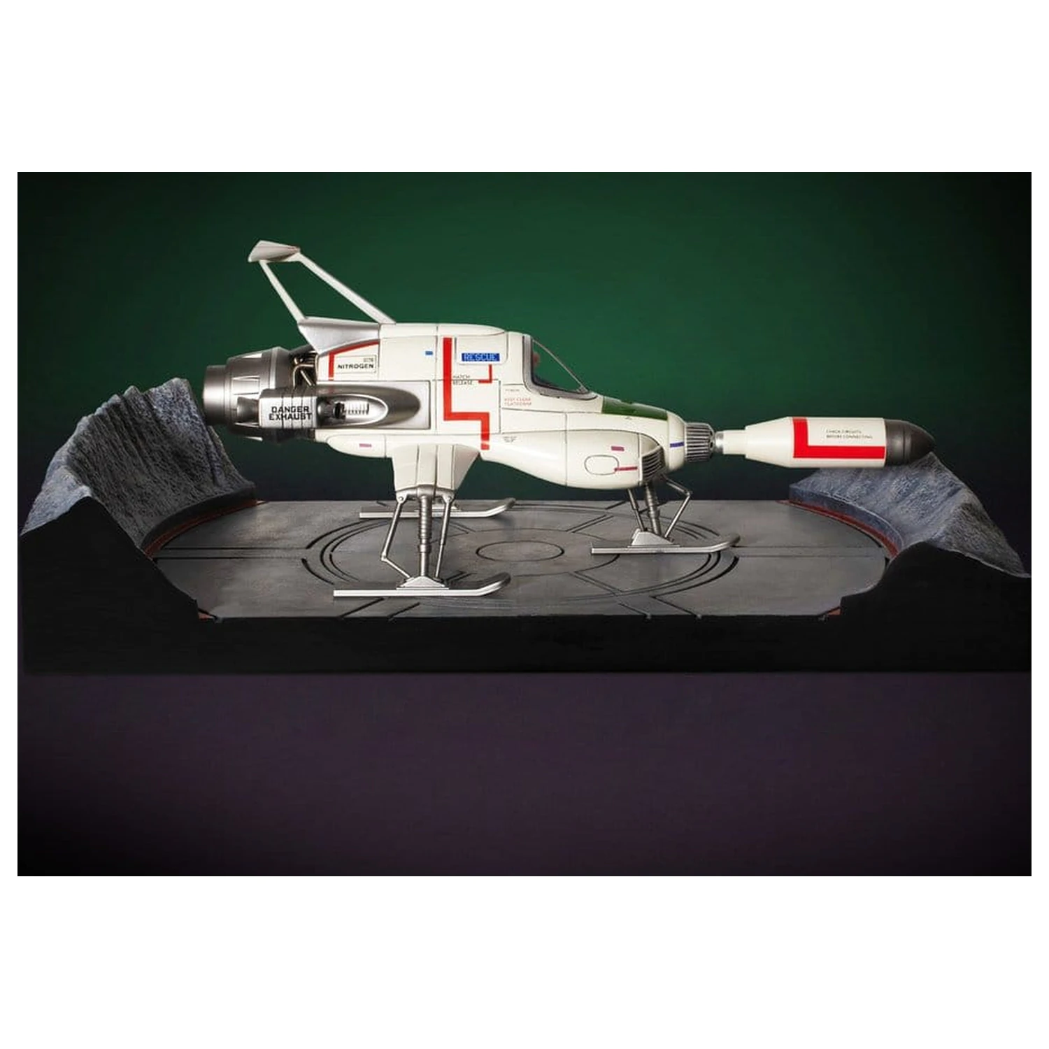 UFO Deluxe replika prestreznika iz ulitega materiala 18 cm fotografija izdelka