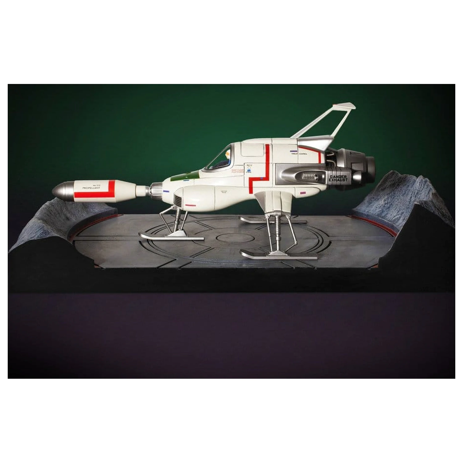 UFO Deluxe replika prestreznika iz ulitega materiala 18 cm fotografija izdelka