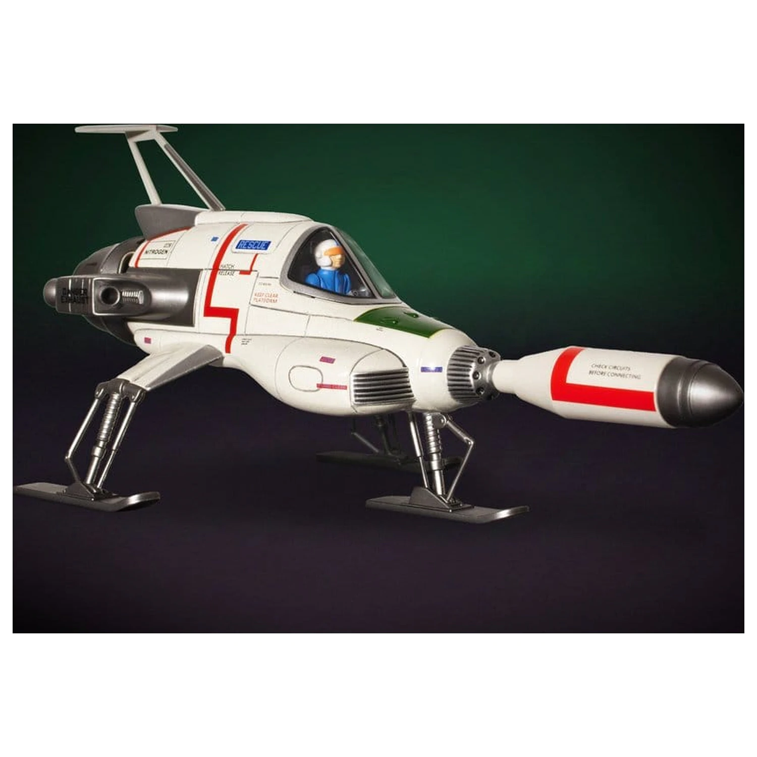 UFO Deluxe replika prestreznika iz ulitega materiala 18 cm fotografija izdelka
