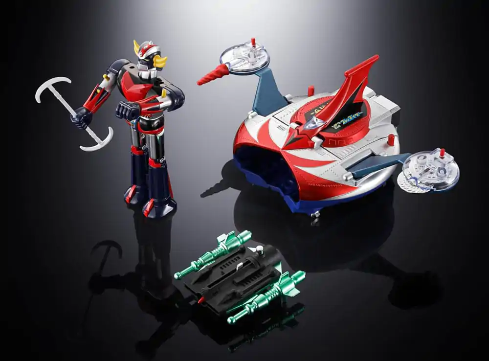 Ufo Robo Grendizer Diecast akcijska figura Grendizer & UFO Spazer Deluxe 14 cm fotografija izdelka