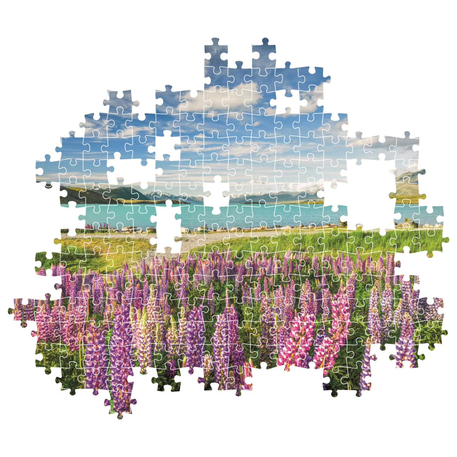 New Zealand Lake Tekapo 1500-delna sestavljanka fotografija izdelka