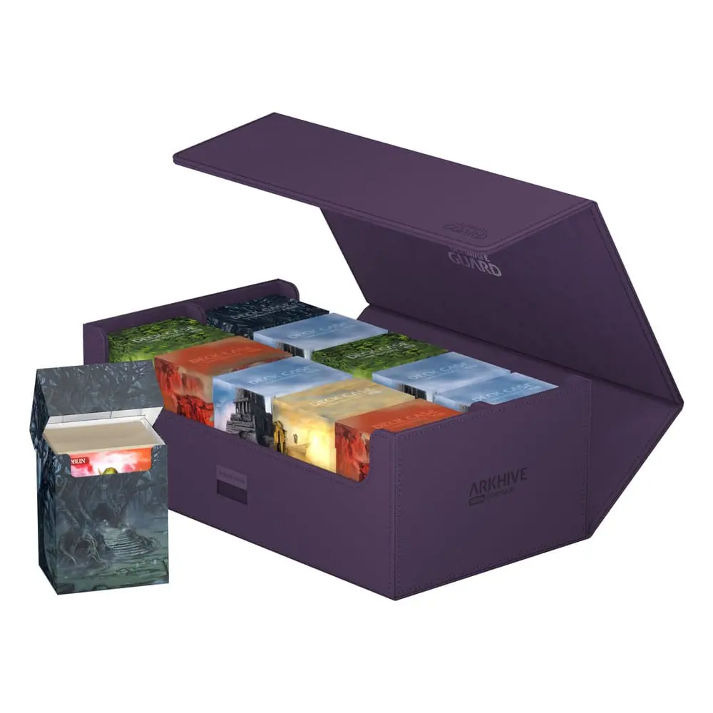 Ultimate Guard Arkhive 800+ XenoSkin Monocolor Vijolična škatla fotografija izdelka