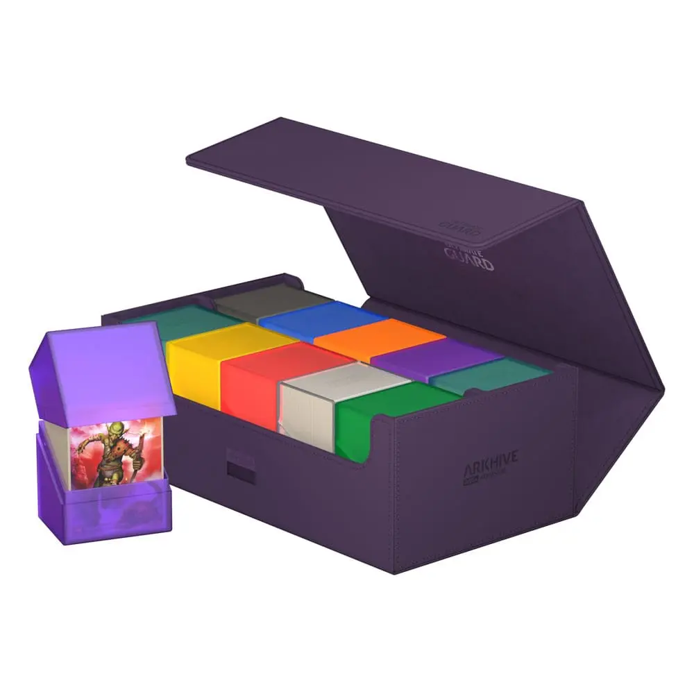 Ultimate Guard Arkhive 800+ XenoSkin Monocolor Vijolična škatla fotografija izdelka