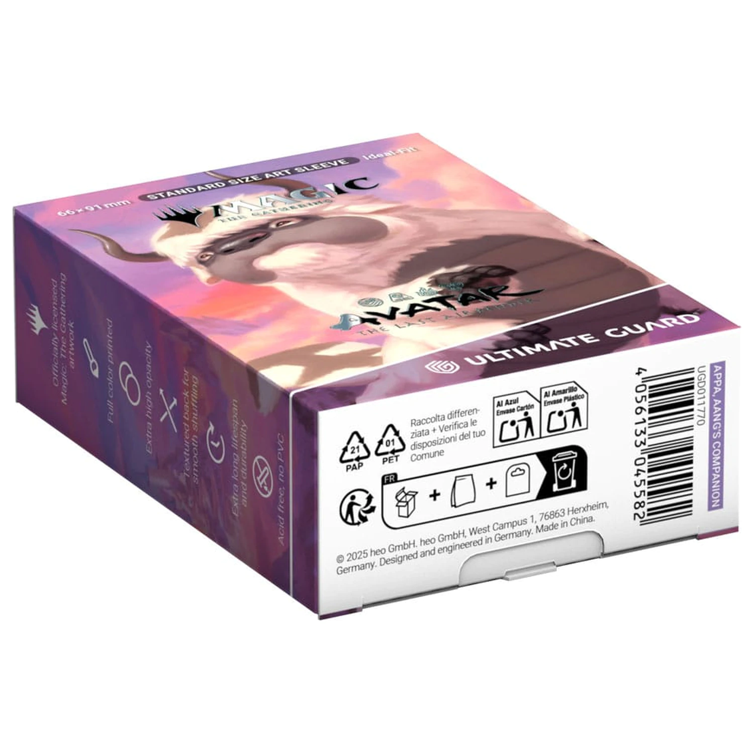 Ultimate Guard Art Sleeves Magic: The Gathering | Avatar: The Last Airbender - Appa, Aangov spremljevalec ovitki za karte fotografija izdelka