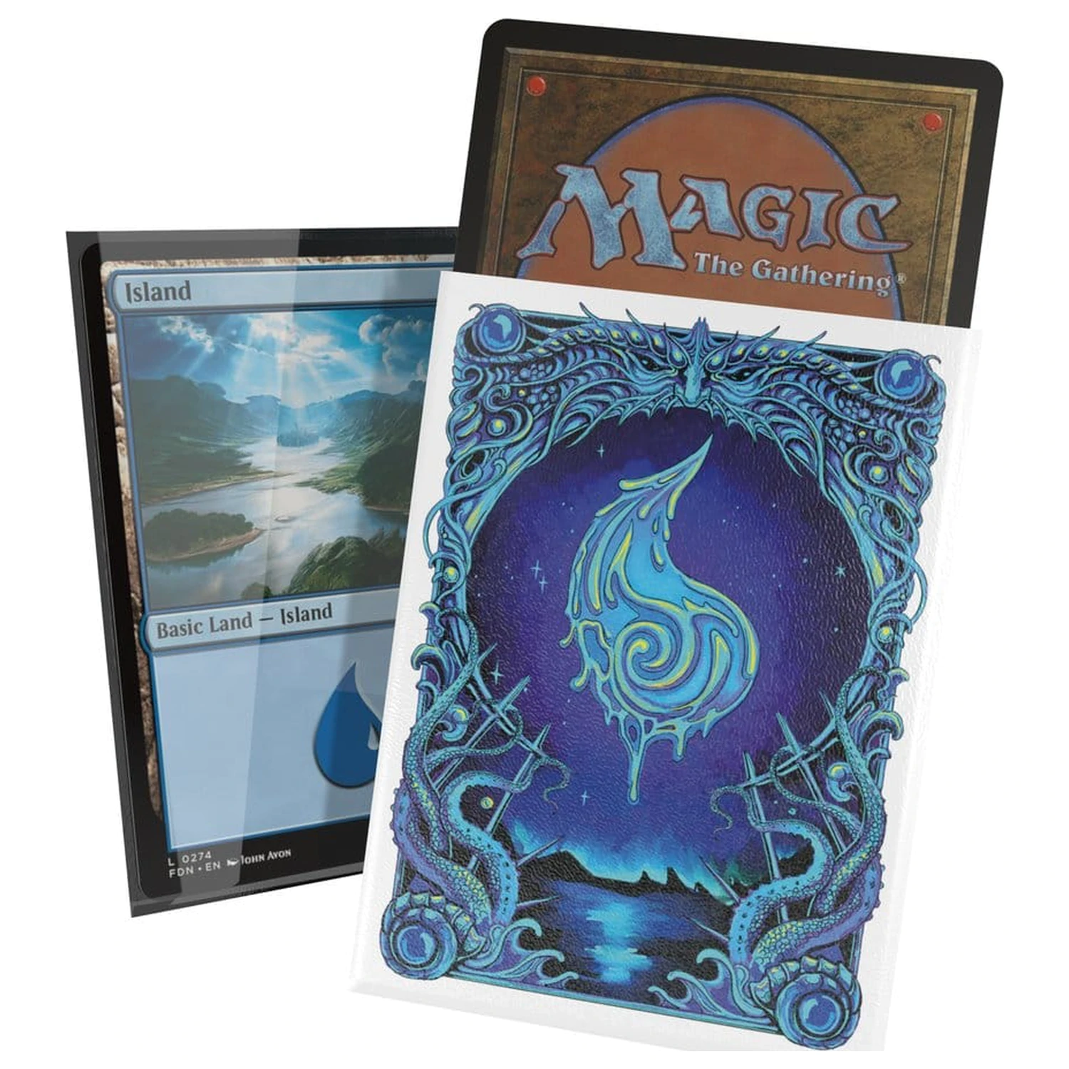 Ultimate Guard Art rokavi Magic: The Gathering "Mana Token" - Island fotografija izdelka