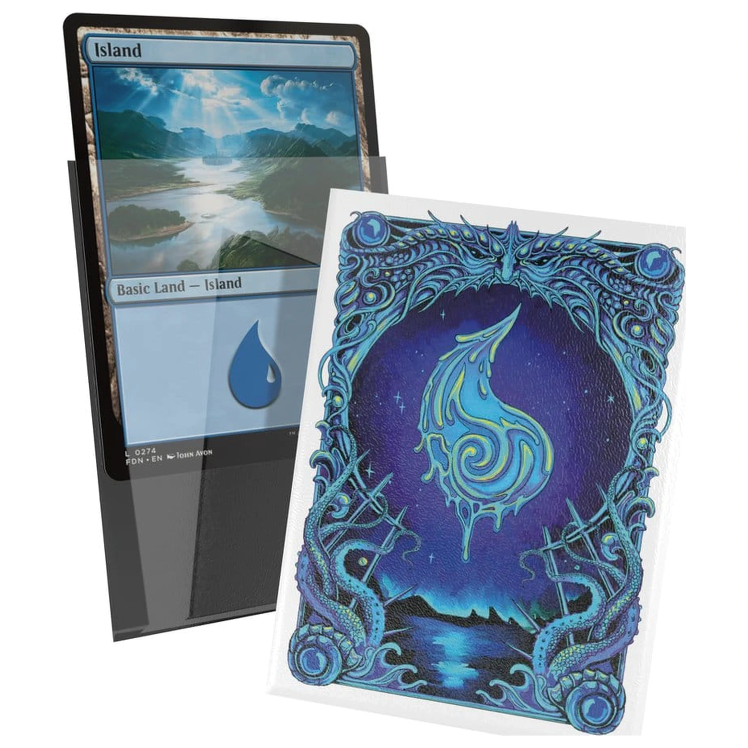 Ultimate Guard Art rokavi Magic: The Gathering "Mana Token" - Island fotografija izdelka