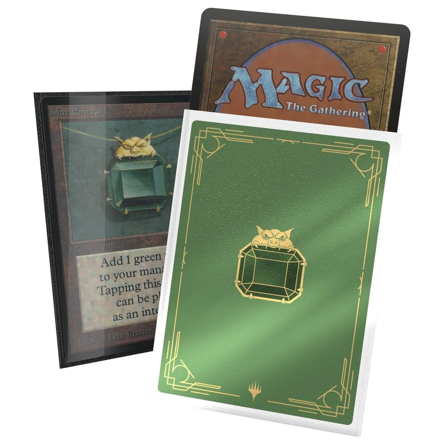 Ultimate Guard Art Sleeves Magic: The Gathering "Mox Collection" - Emerald fotografija izdelka