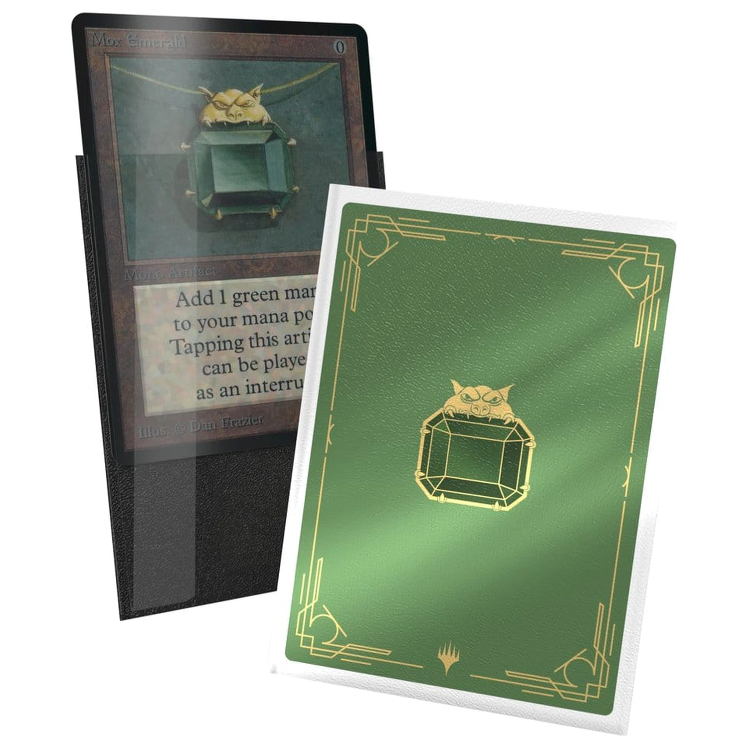 Ultimate Guard Art Sleeves Magic: The Gathering "Mox Collection" - Emerald fotografija izdelka