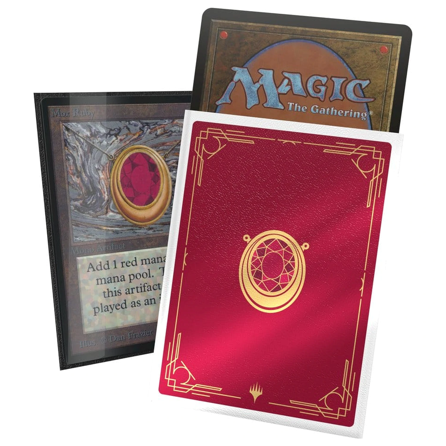 Ultimate Guard Art Rokavi Magic: The Gathering "Mox Collection" - Ruby fotografija izdelka