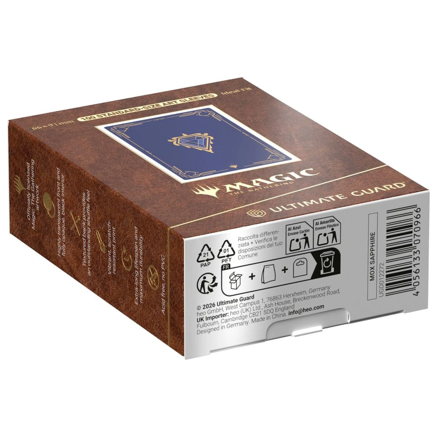 Ultimate Guard Art Sleeves Magic: The Gathering "Mox Collection" - Sapphire fotografija izdelka