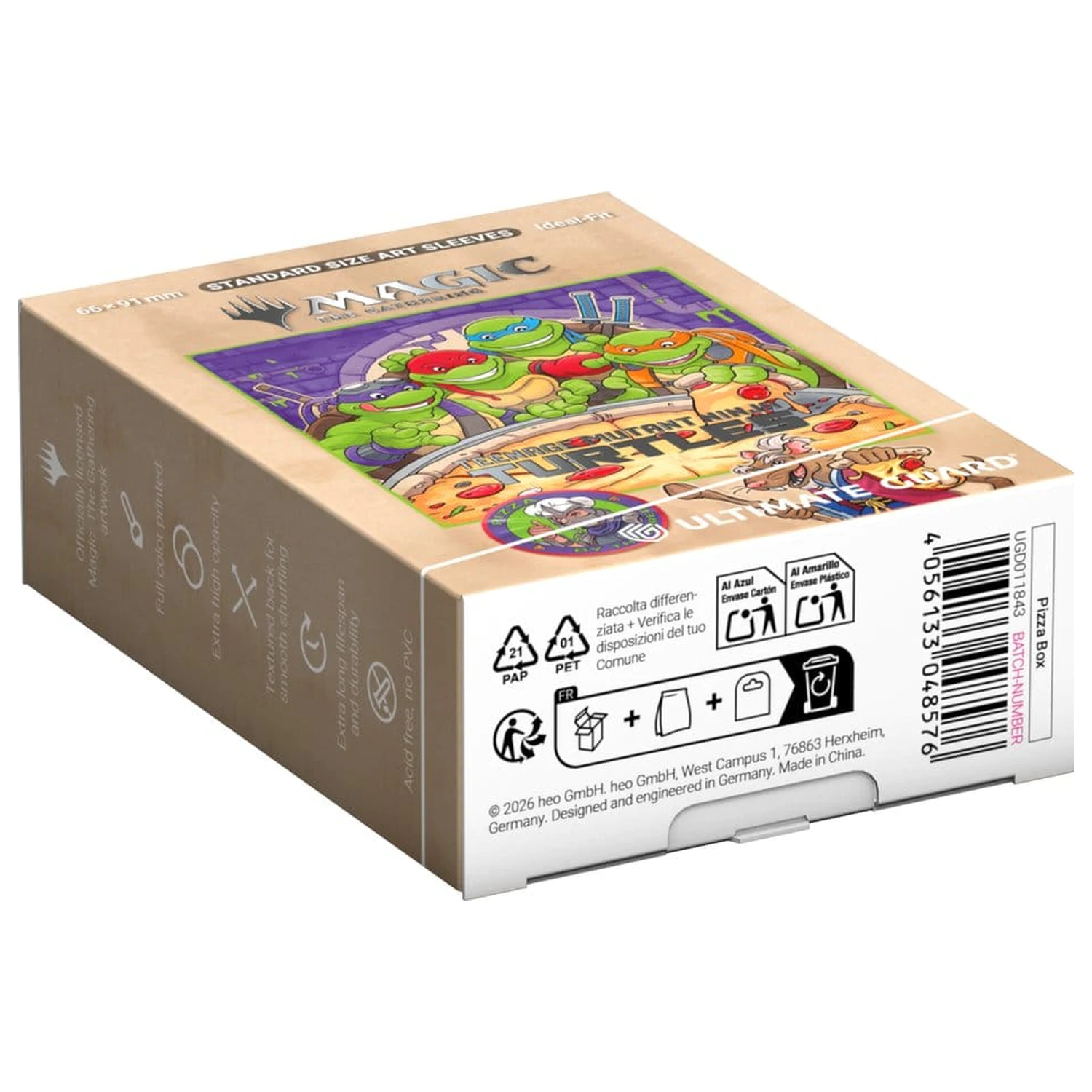 Ultimate Guard Art Sleeves Magic: The Gathering | Teenage Mutant Ninja Turtles - Pizza Box set ovitkov za karte fotografija izdelka