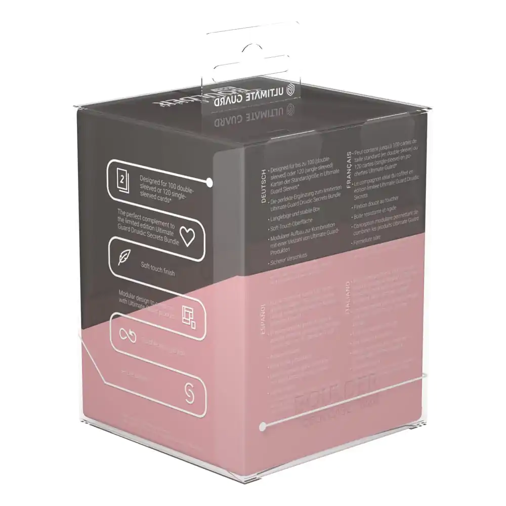 Ultimate Guard Boulder 100+ Druidic Secrets Fatum (Dusty Pink) škatla za karte fotografija izdelka