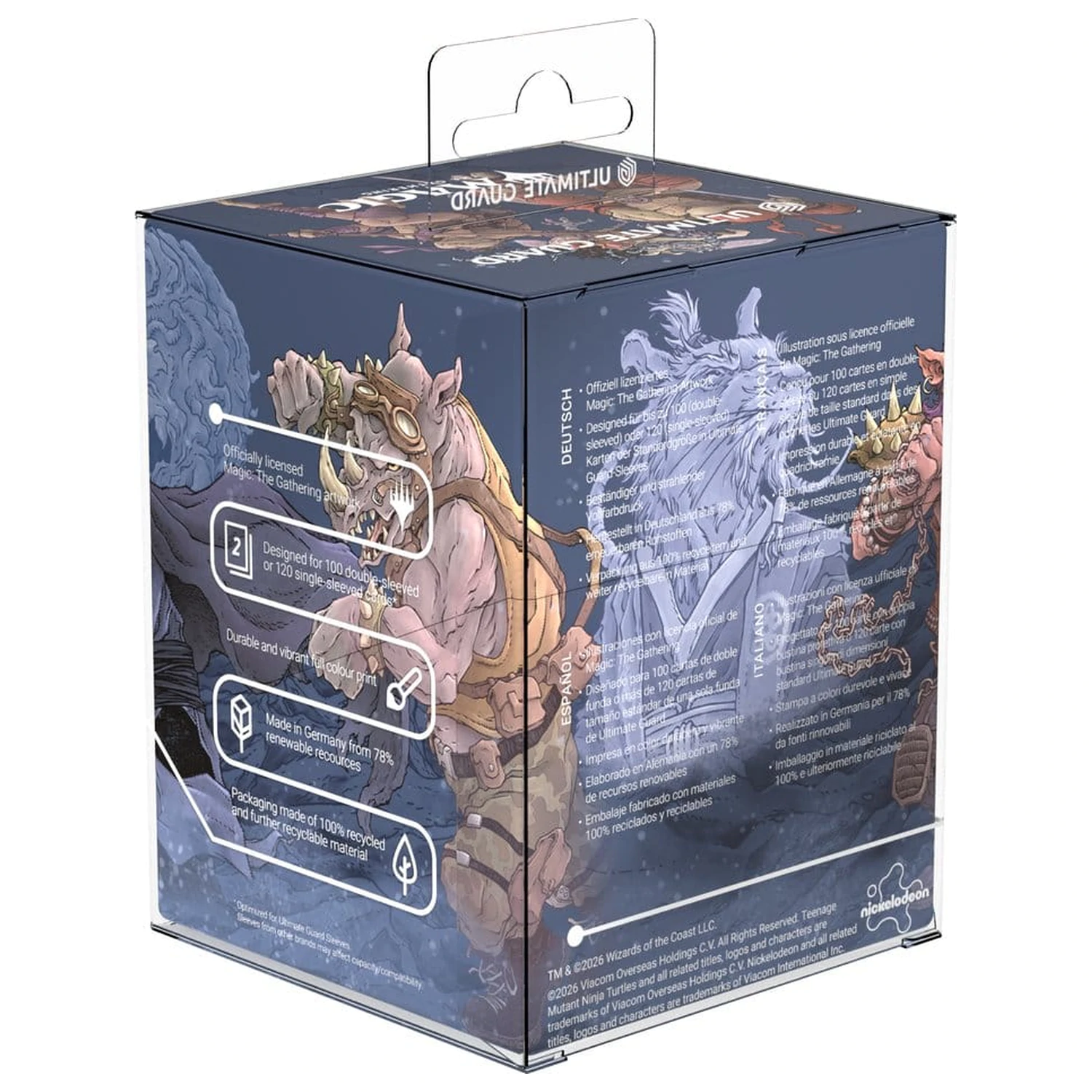 Ultimate Guard RTE Boulder 100+ Magic: The Gathering | Teenage Mutant Ninja Turtles - Technodrome Battle fotografija izdelka