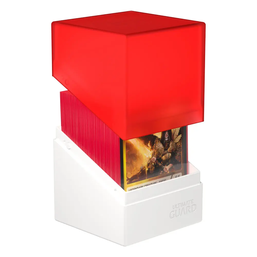 Ultimate Guard Boulder Etui za karte 100+ SYNERGY Red/White fotografija izdelka