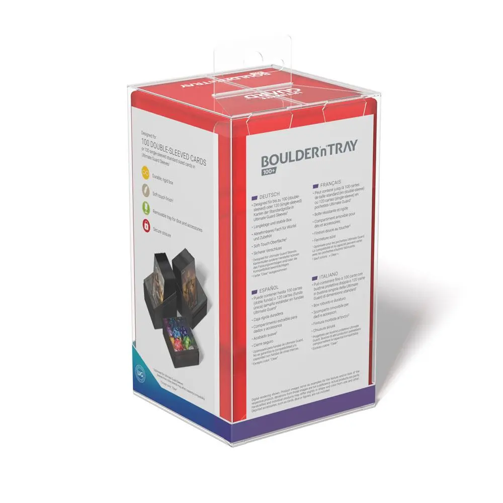 Ultimate Guard Boulder´n´Tray 100+ Rubinasta fotografija izdelka