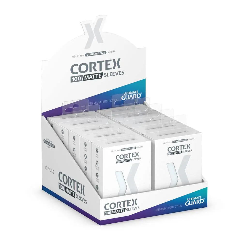 Ultimate Guard Cortex Sleeves Standard Size Matte Transparent (100) - Mat prozorni ovoji standardne velikosti (100 kos) fotografija izdelka