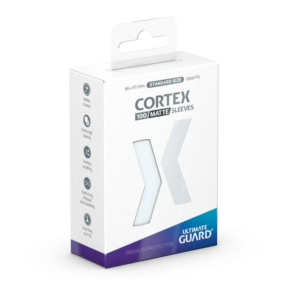 Ultimate Guard Cortex Sleeves Standard Size Matte Transparent (100) - Mat prozorni ovoji standardne velikosti (100 kos) fotografija izdelka