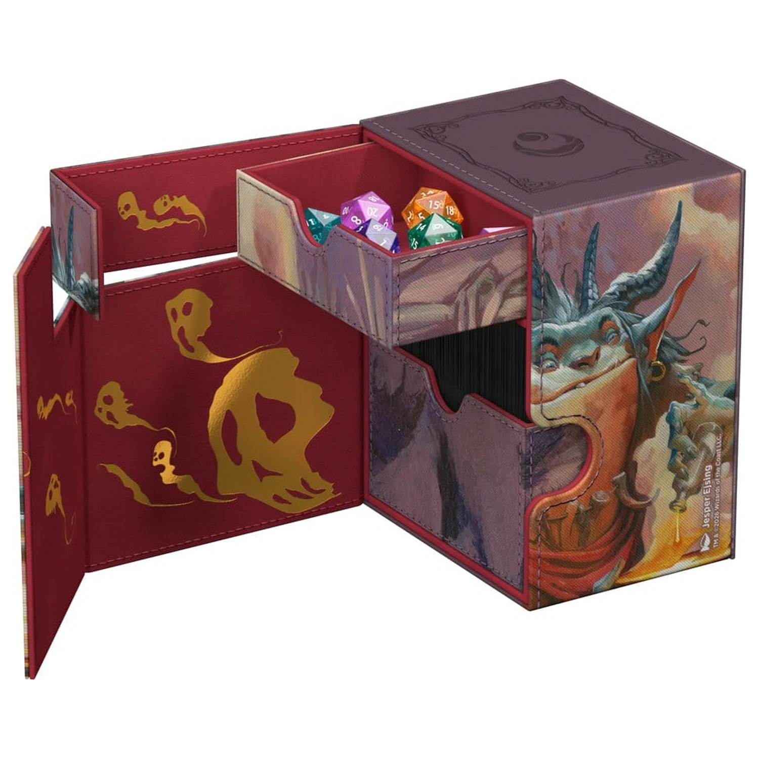 Ultimate Guard Flip'n'Tray 133+ Xenoskin Magic: The Gathering "Lorwyn Eclipsed" - Grub, Storied Matriarch fotografija izdelka