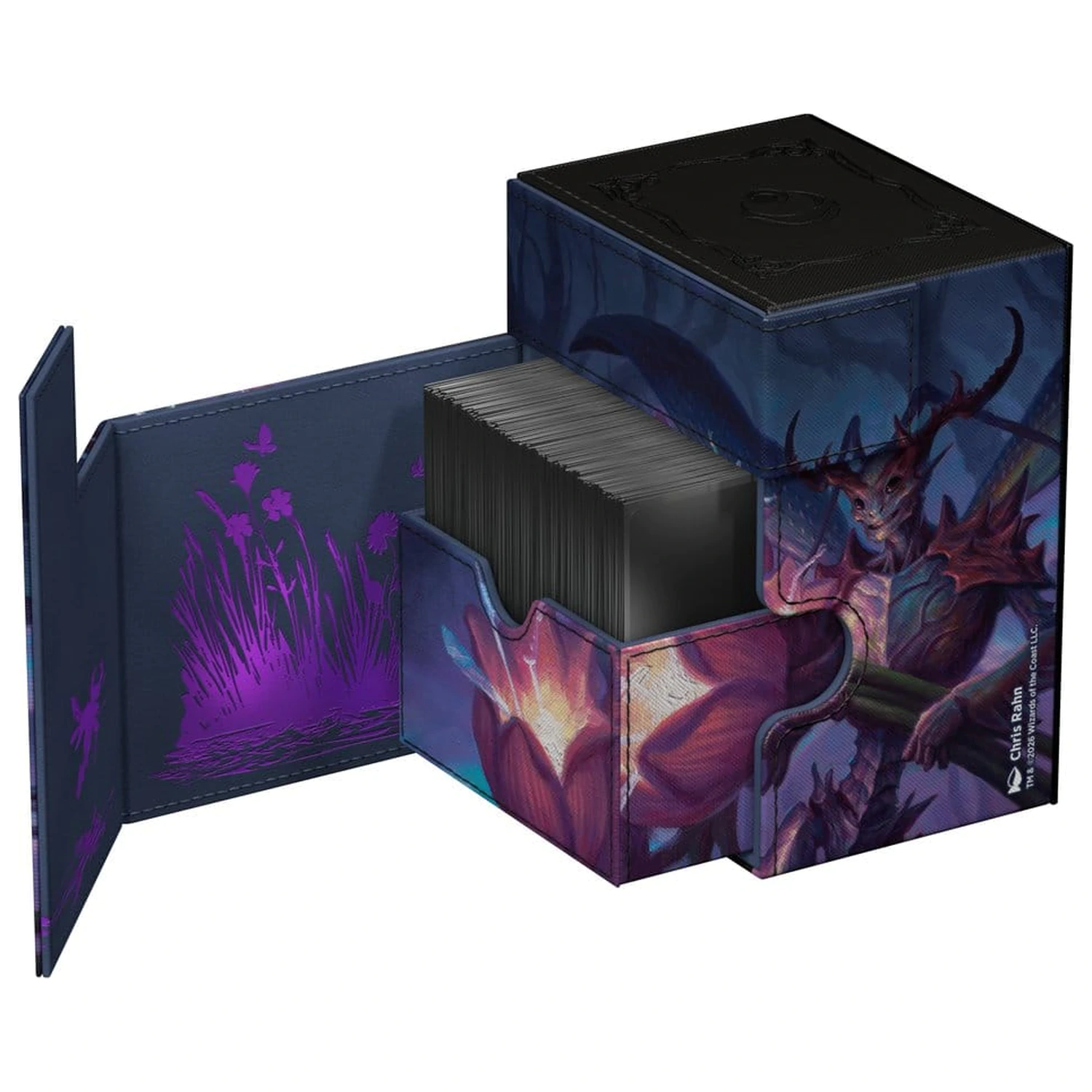 Ultimate Guard Flip'n'Tray 133+ Xenoskin Magic: The Gathering "Lorwyn Eclipsed" - Bitterbloom Bearer fotografija izdelka
