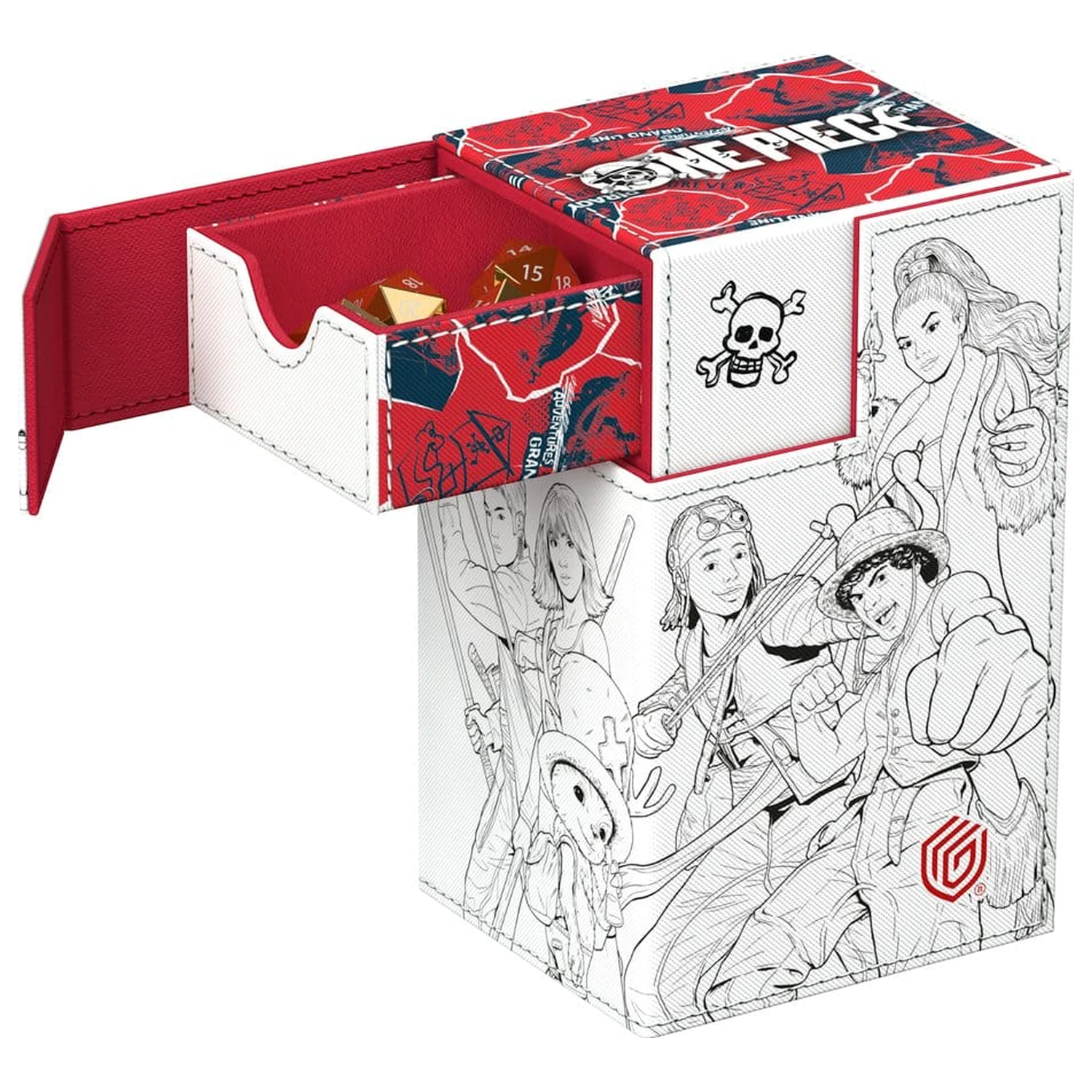 Ultimate Guard Flip'n'Tray 80+ Xenoskin One Piece - Sketch fotografija izdelka