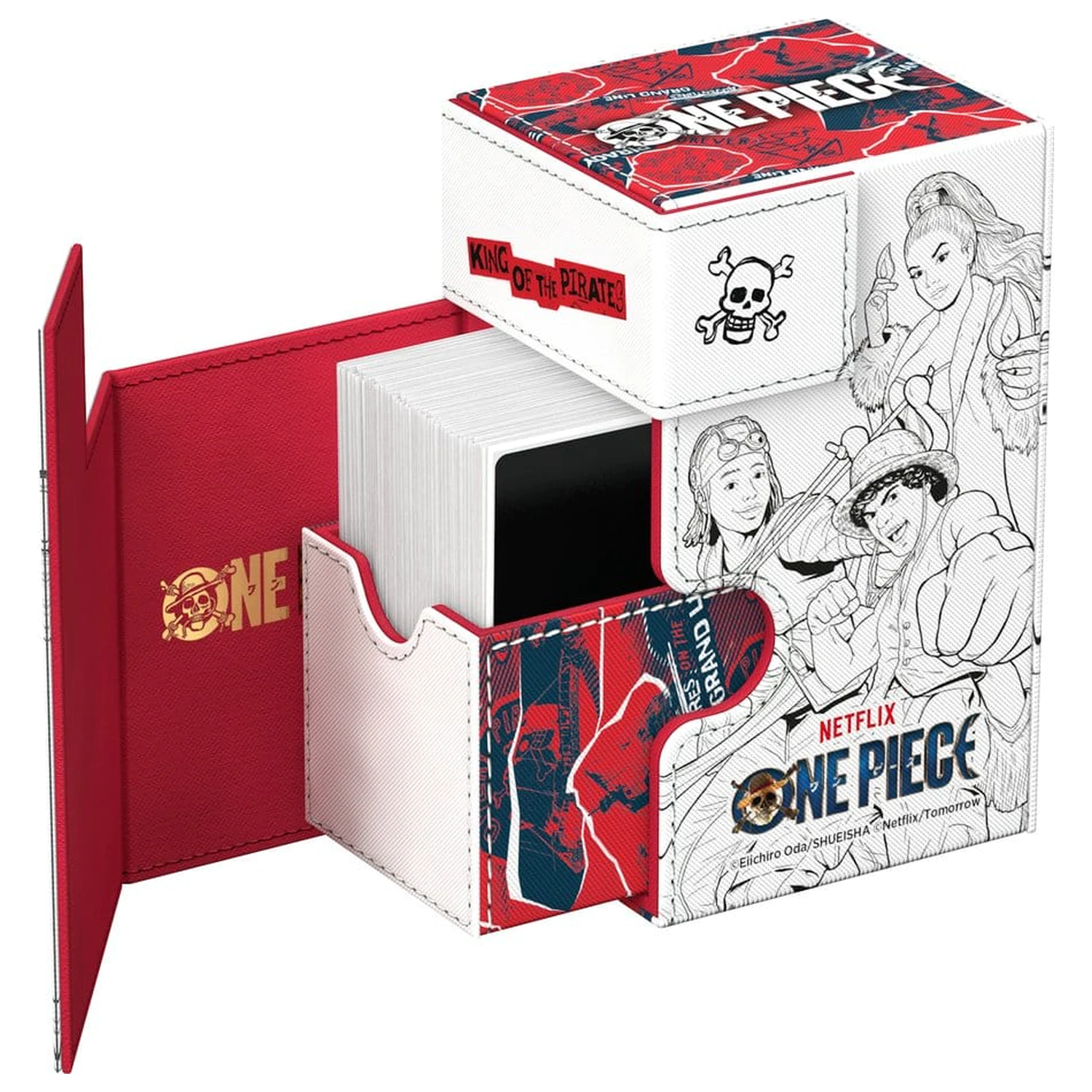 Ultimate Guard Flip'n'Tray 80+ Xenoskin One Piece - Sketch fotografija izdelka