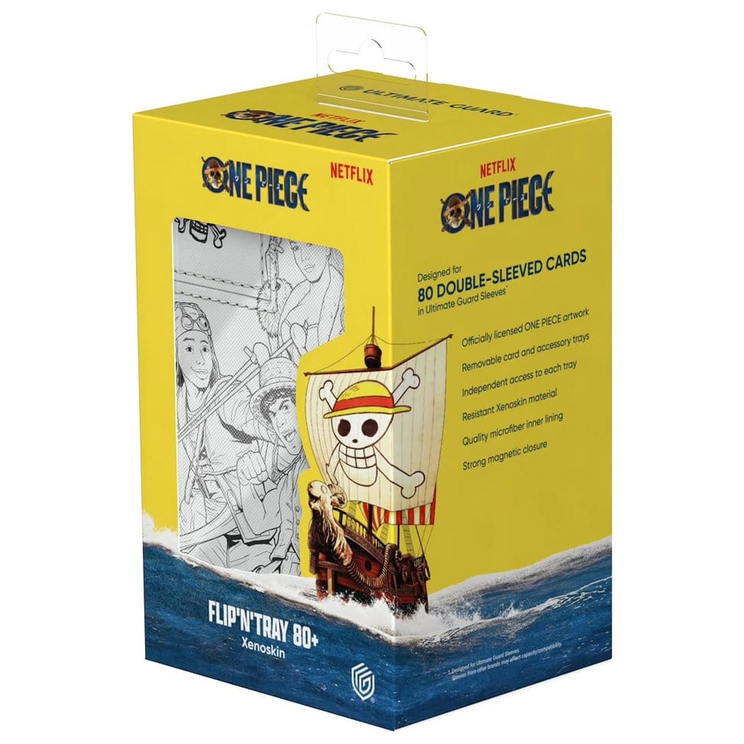 Ultimate Guard Flip'n'Tray 80+ Xenoskin One Piece - Sketch fotografija izdelka