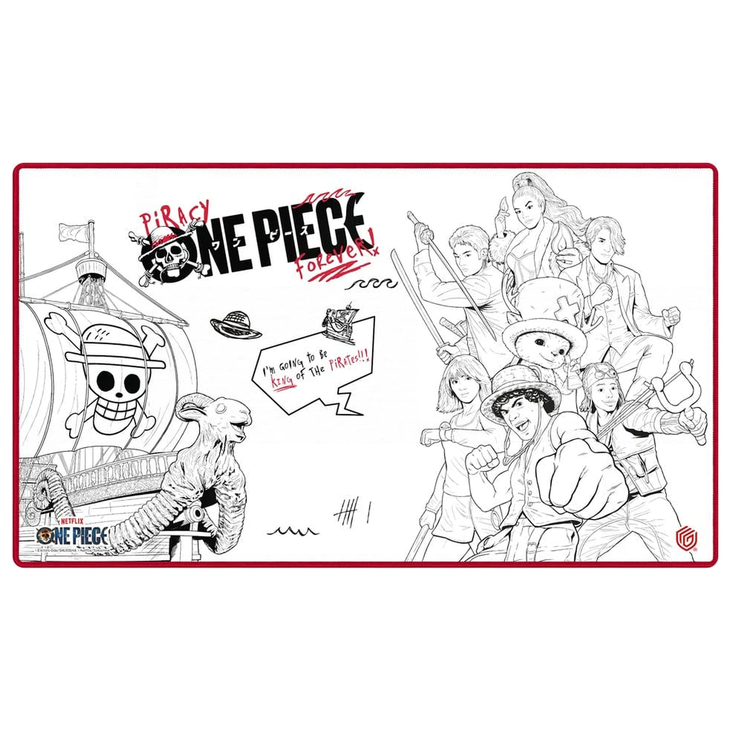 Ultimate Guard podloga za igranje One Piece - Sketch fotografija izdelka