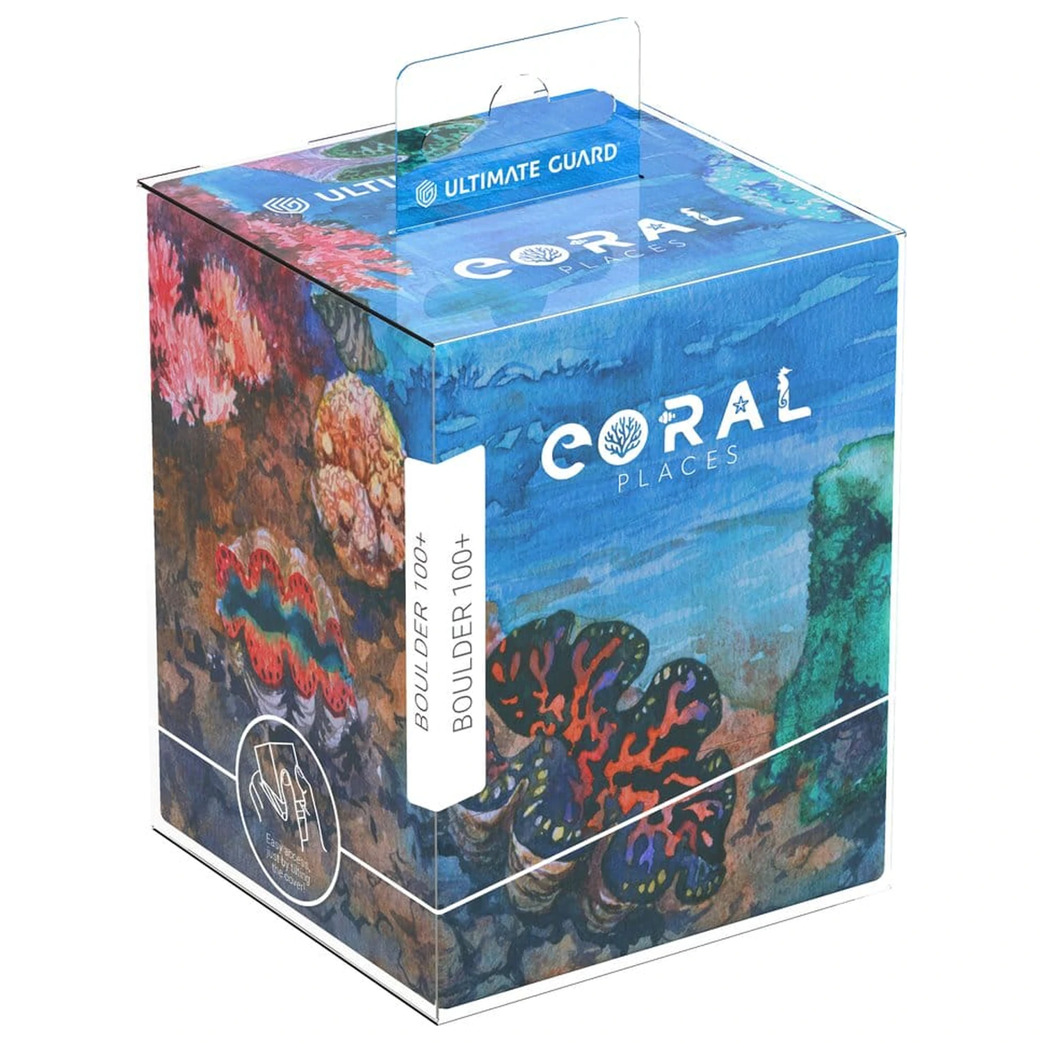 Ultimate Guard RTE Boulder 100+ koralne škatle za shranjevanje - Seablue Hush fotografija izdelka