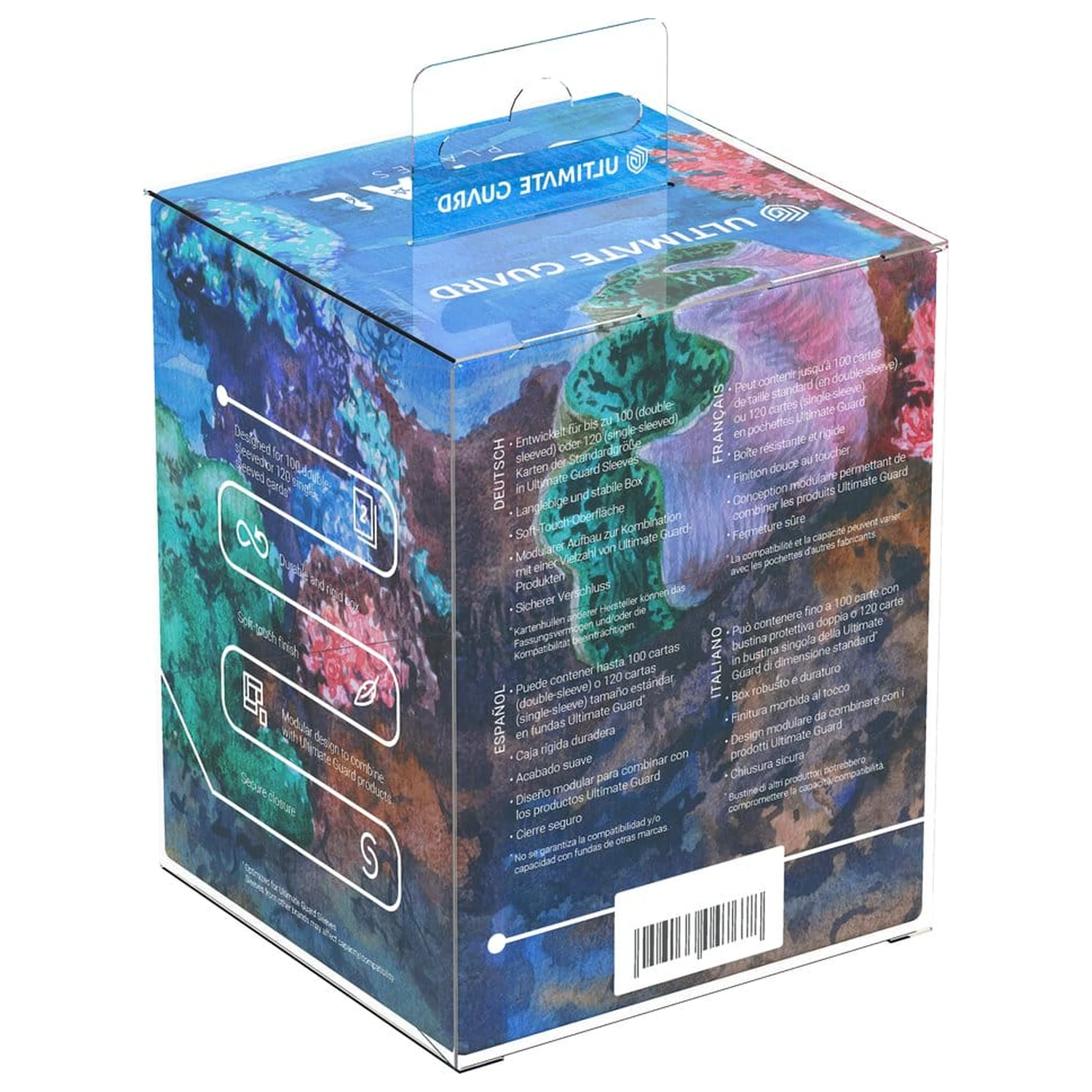 Ultimate Guard RTE Boulder 100+ koralne škatle za shranjevanje - Seablue Hush fotografija izdelka