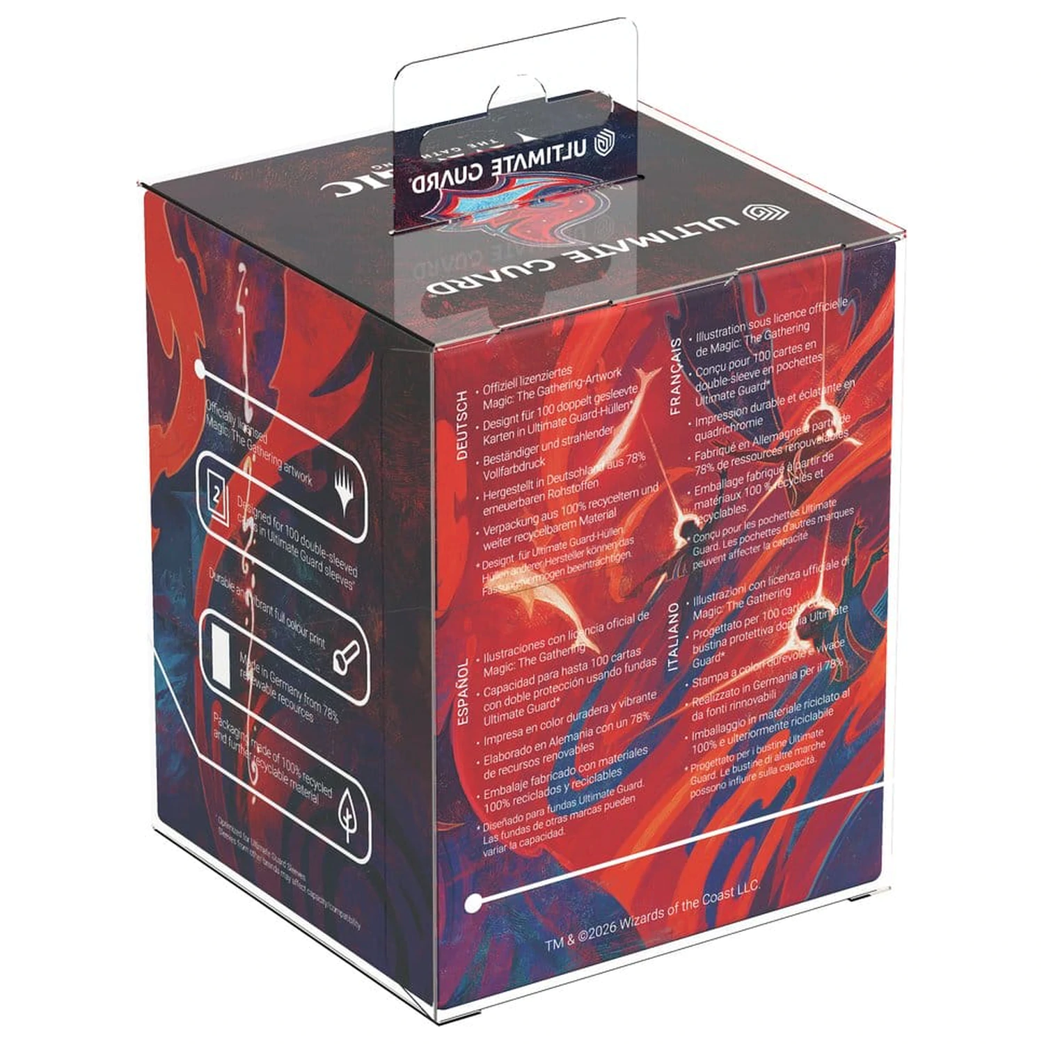 Ultimate Guard RTE Boulder 100+ Magic: The Gathering "Secrets of Strixhaven" - Prismari fotografija izdelka