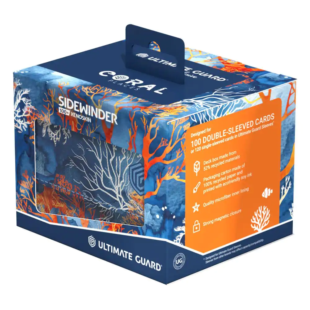 Ultimate Guard Sidewinder 100+ Xenoskin 2025 Exclusive "Coral Places" - Fiery Reef - škatla za karte fotografija izdelka
