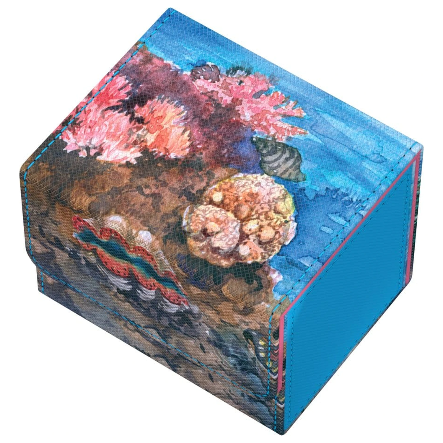 Ultimate Guard Sidewinder 100+ Xenoskin "Coral Places" - Seablue Hush fotografija izdelka
