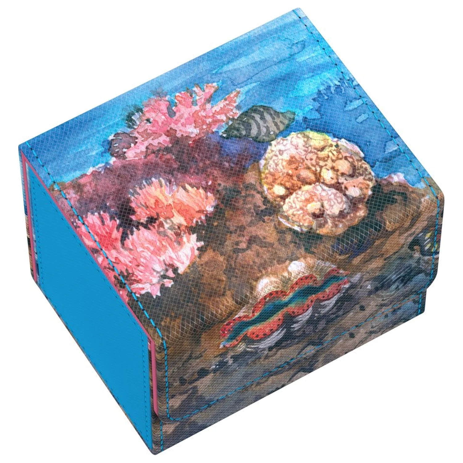 Ultimate Guard Sidewinder 100+ Xenoskin "Coral Places" - Seablue Hush fotografija izdelka