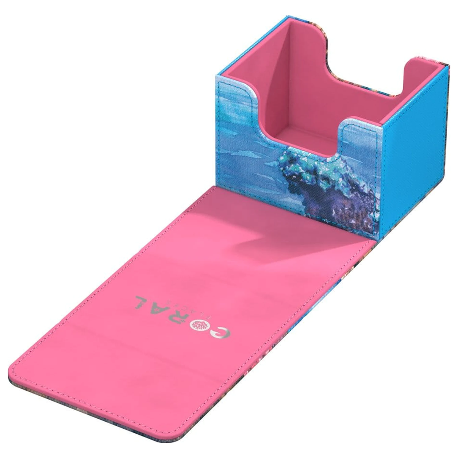 Ultimate Guard Sidewinder 100+ Xenoskin "Coral Places" - Seablue Hush fotografija izdelka