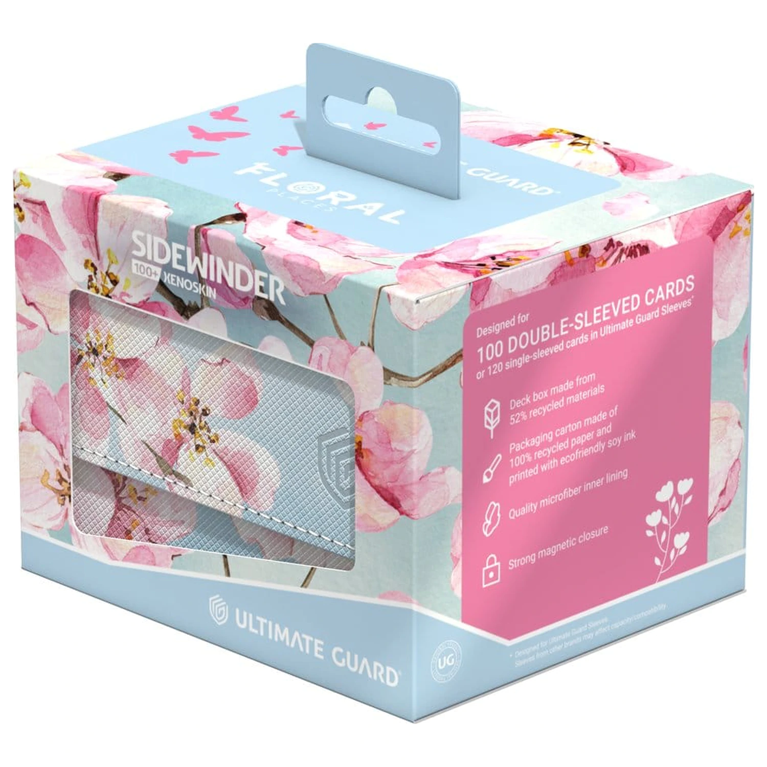 Ultimate Guard Sidewinder 100+ Xenoskin "Floral Places" – cvet češnje fotografija izdelka