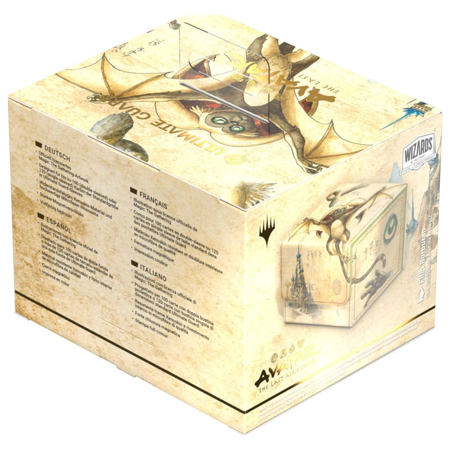 Ultimate Guard Sidewinder 100+ Xenoskin Magic: The Gathering | Avatar: The Last Airbender - Momo, Friendly Flier fotografija izdelka