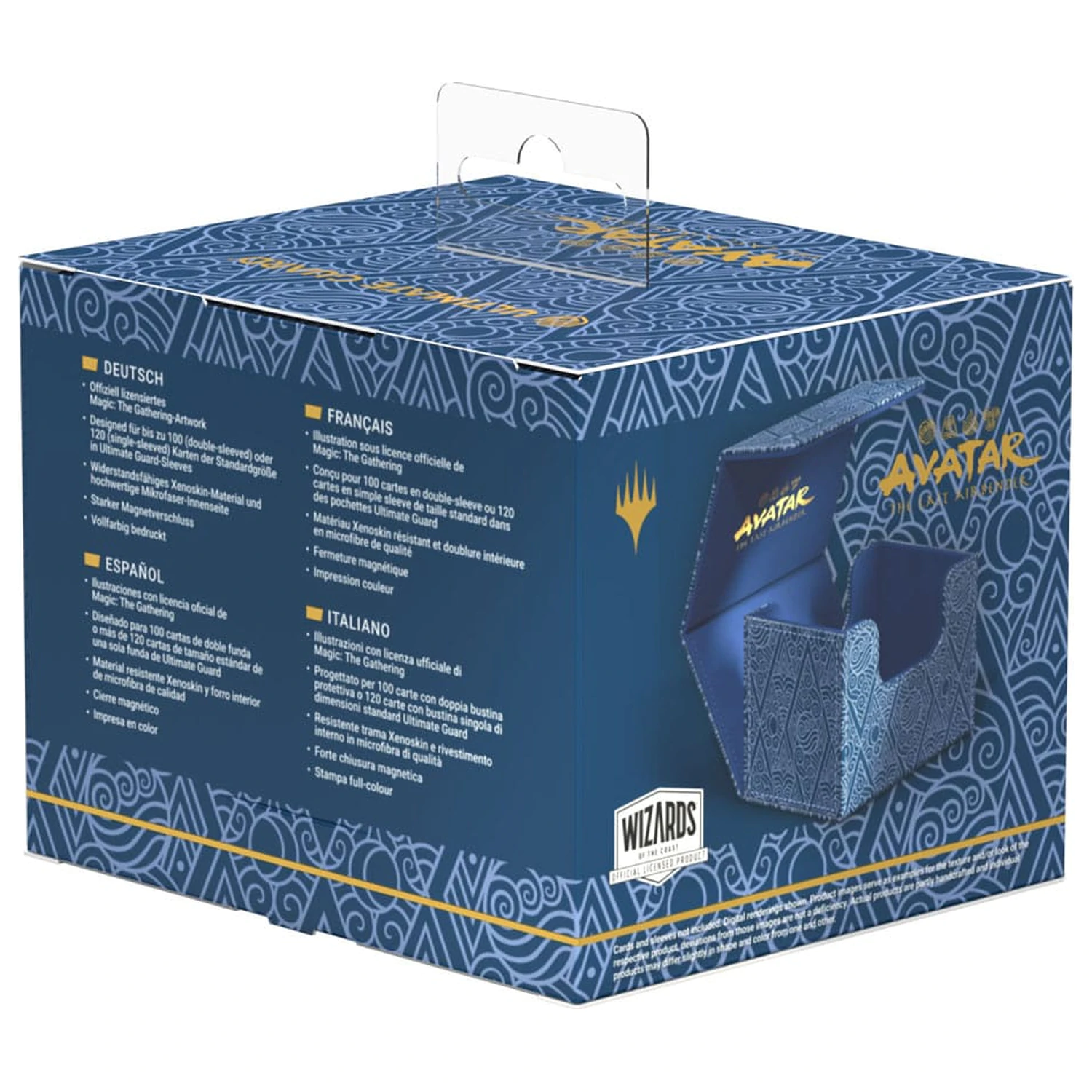 Ultimate Guard Sidewinder 100+ Xenoskin Magic: The Gathering | Avatar: The Last Airbender - Modra Mana fotografija izdelka