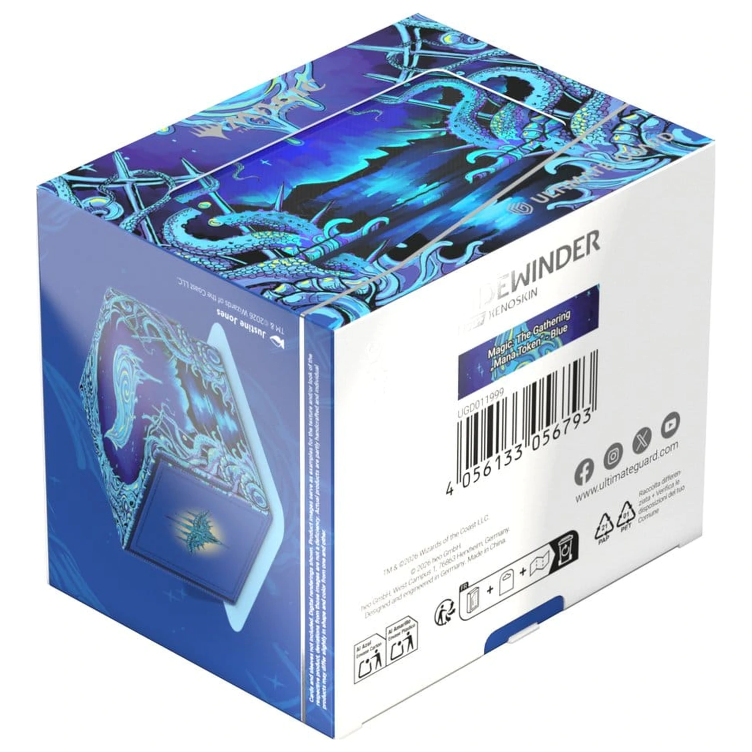 Ultimate Guard Sidewinder 100+ Xenoskin Magic: The Gathering "Mana žeton" - Island fotografija izdelka