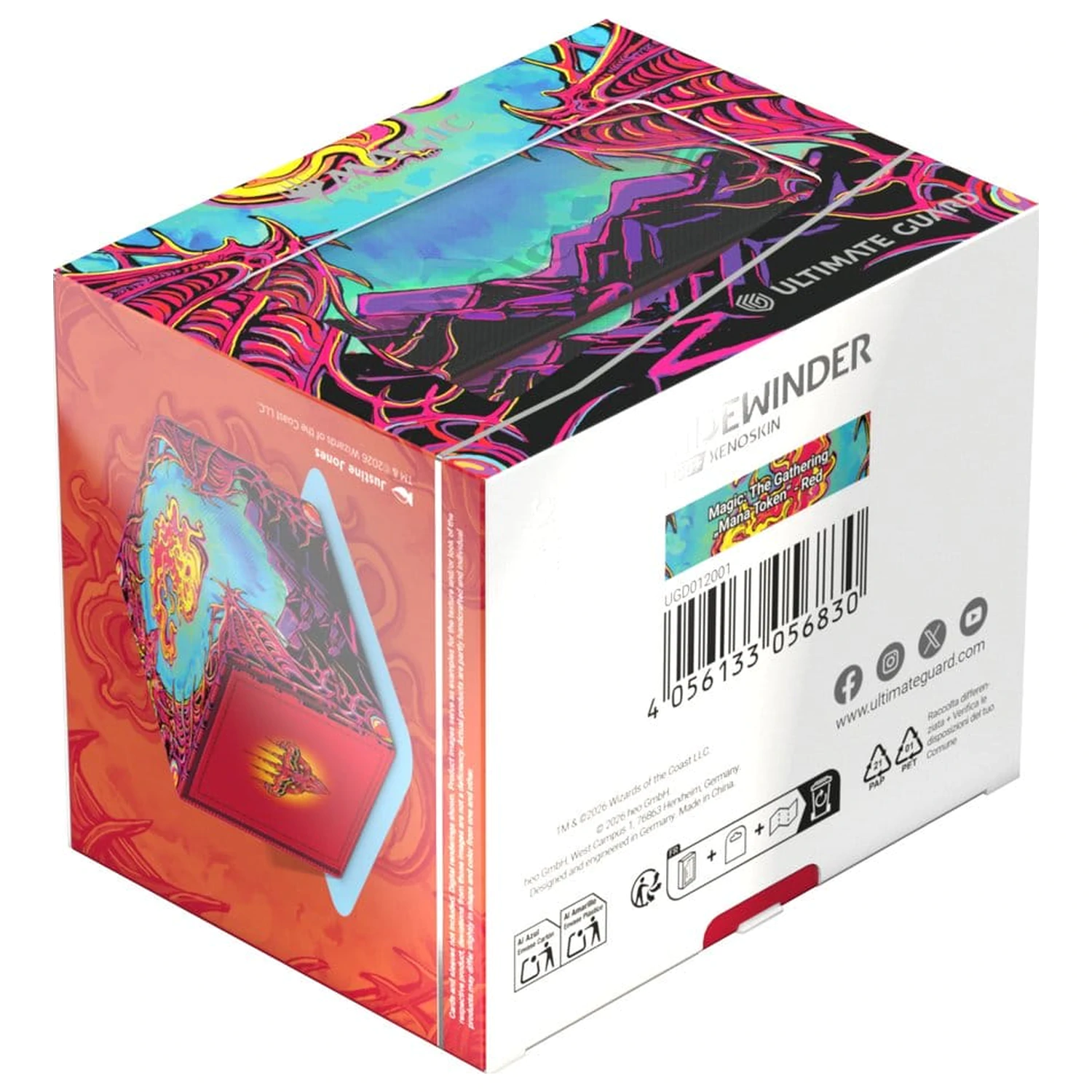 Ultimate Guard Sidewinder 100+ Xenoskin Magic: The Gathering "Mana žeton" - Mountain fotografija izdelka