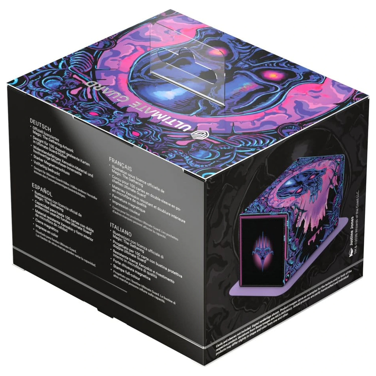Ultimate Guard Sidewinder 100+ Xenoskin Magic: The Gathering "Mana žeton" - Swamp fotografija izdelka