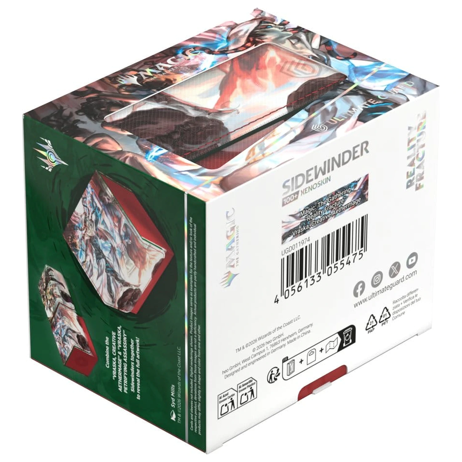 Ultimate Guard Sidewinder 100+ Xenoskin Magic: The Gathering "Reality Fracture" - Vraska, Creative Aethermage fotografija izdelka