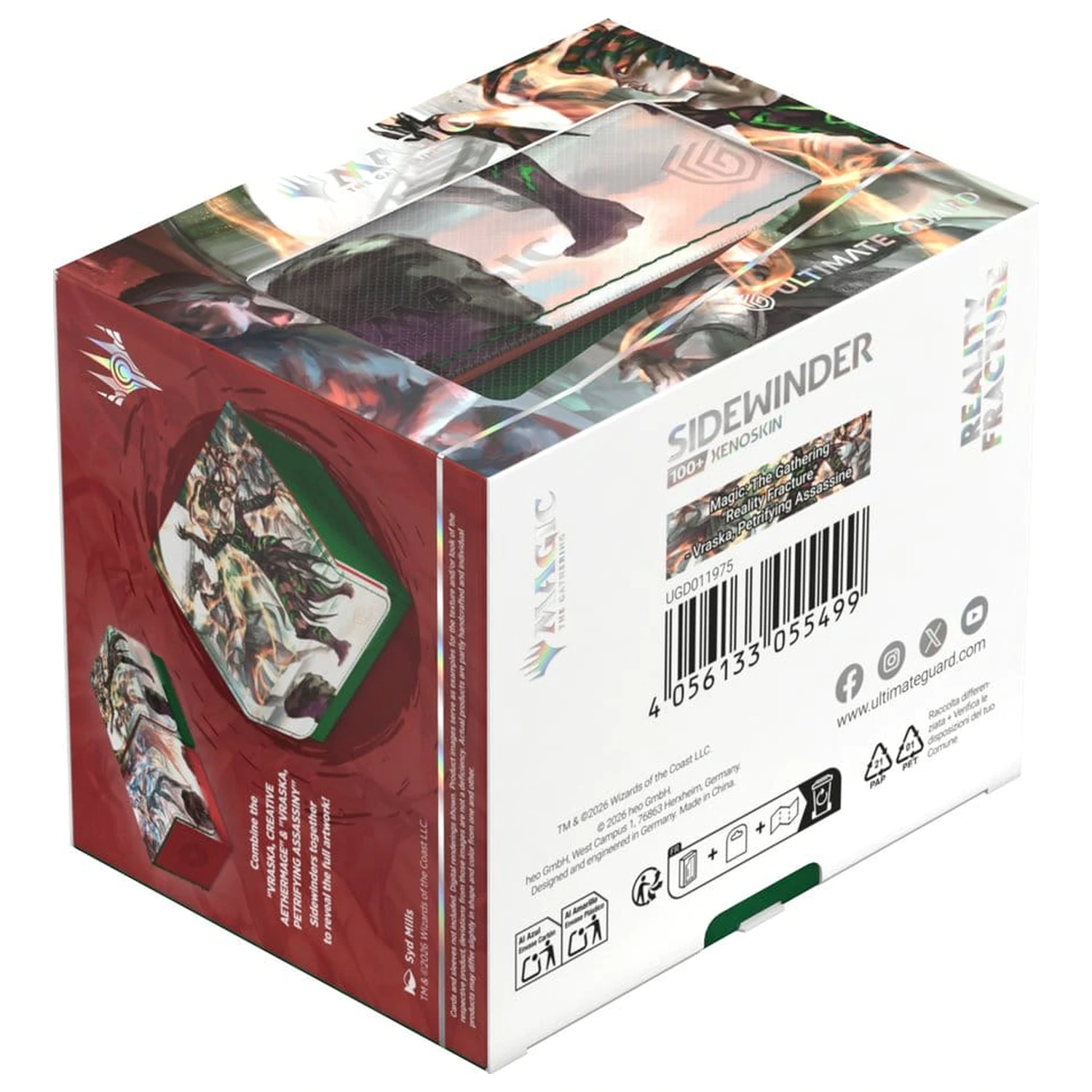 Ultimate Guard Sidewinder 100+ Xenoskin Magic: The Gathering "Reality Fracture" - Vraska, Petrifying Assassin fotografija izdelka
