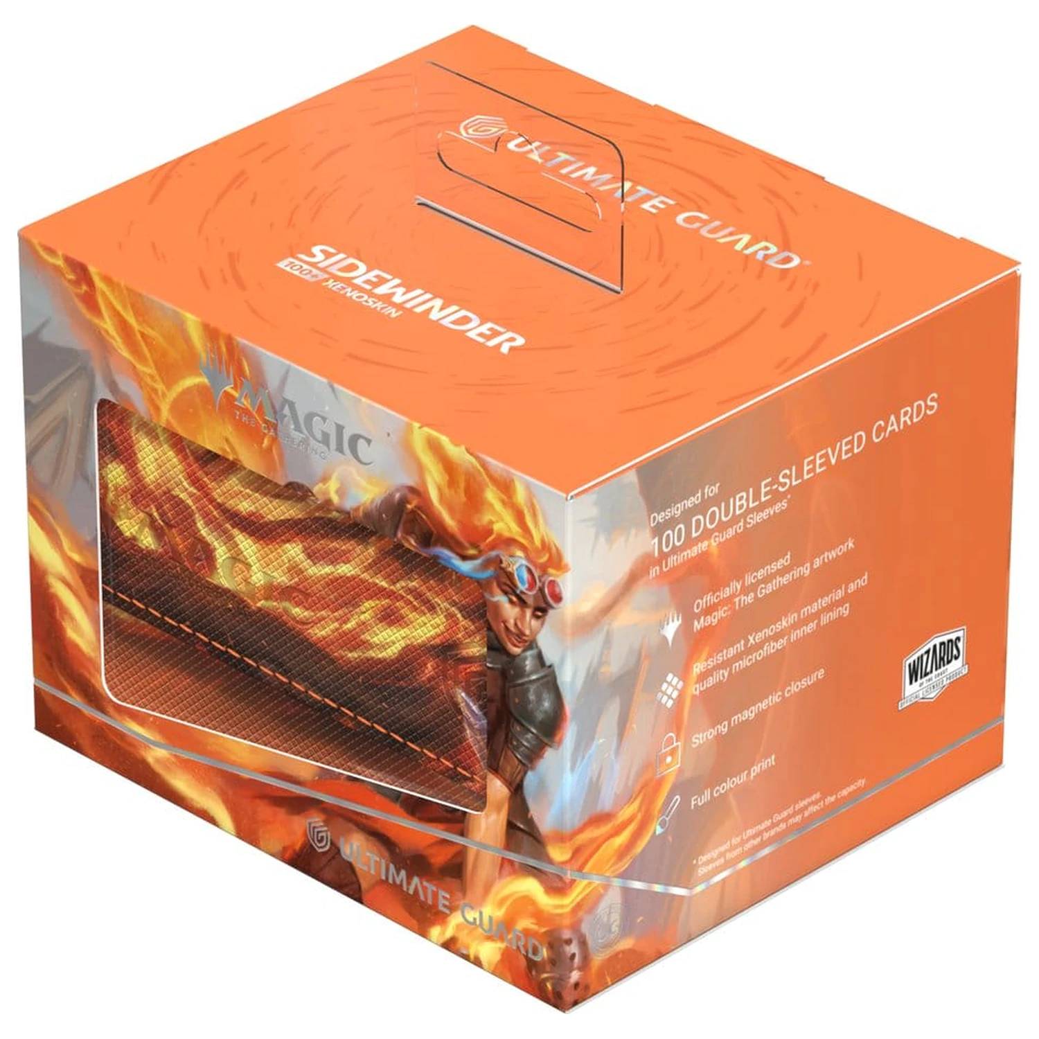Ultimate Guard Sidewinder 100+ Xenoskin Magic: The Gathering "Reality Fracture" - Chandra, Torch of Defiance fotografija izdelka